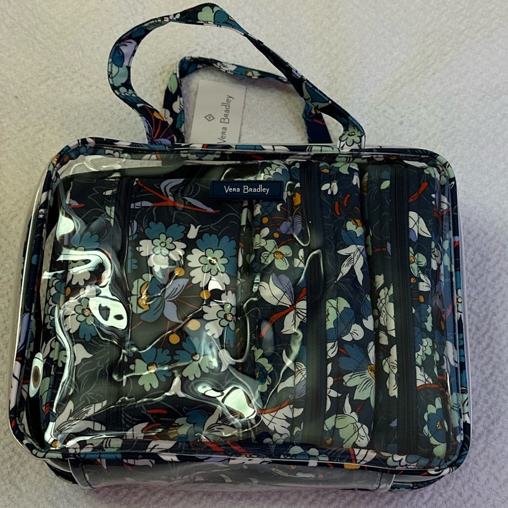 Vera Bradley Floral Bursts Four Piece Cosmetic Organizer Set | Set NWT - Picture 4 of 4